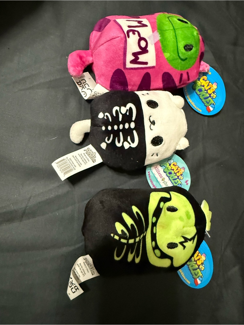 Cats vs Pickles Bundle Kopy Kat Skelekitten & Skully Plush